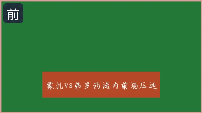 蒙扎vs弗罗西诺内前场压迫